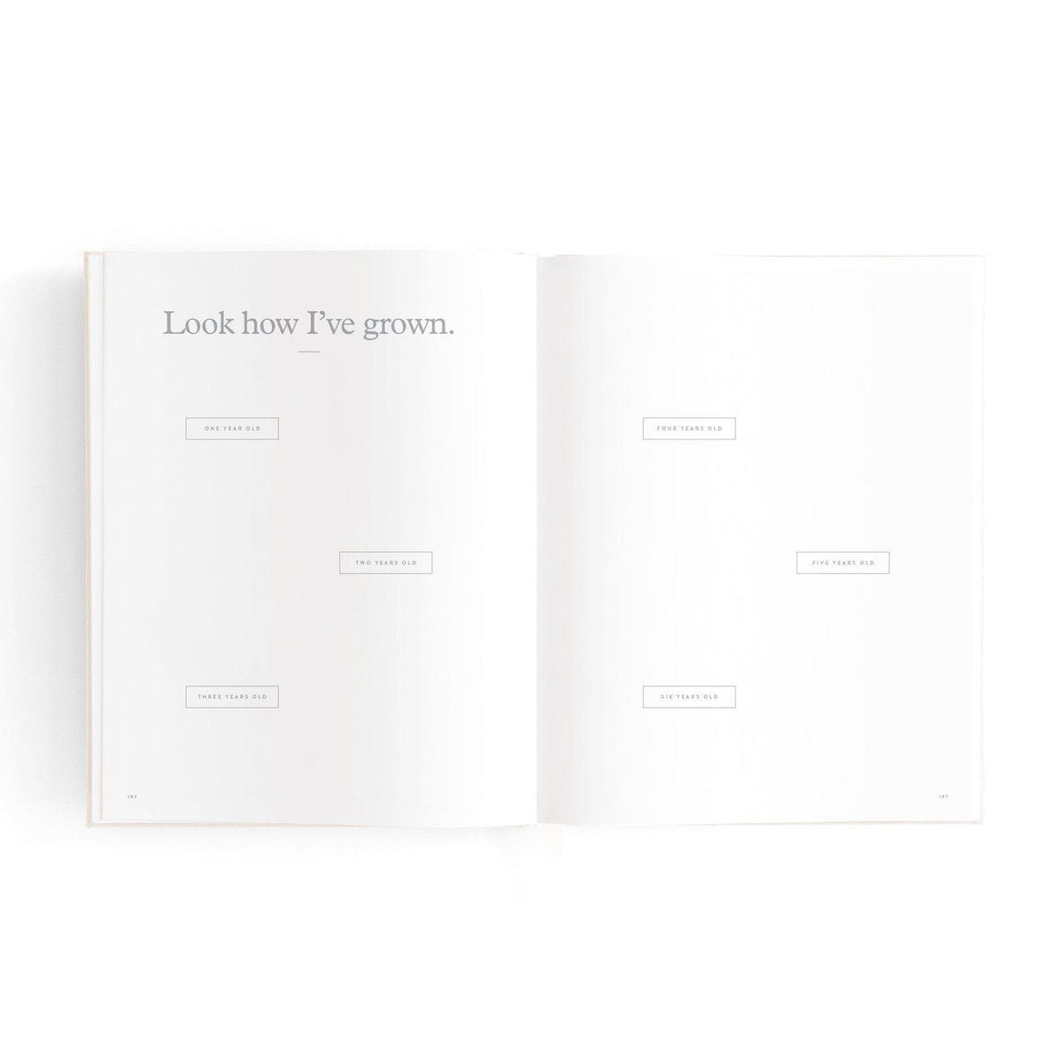 FOX & FALLOW Mini Baby Book - Oatmeal BABY (0-12 Mths) - Zabecca Living