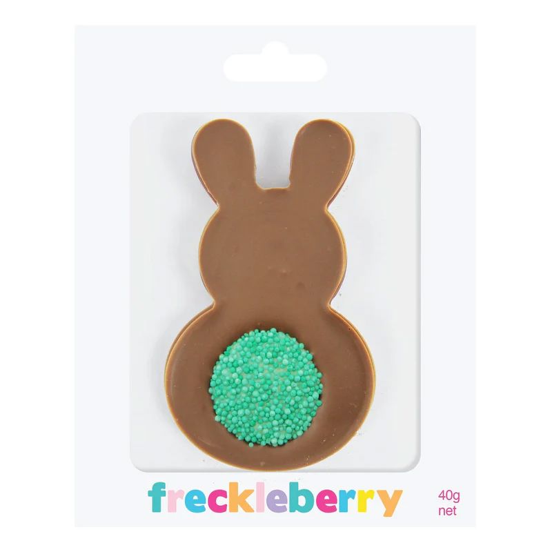 FRECKLEBERRY Chocolate Bunny Freckle Tail - Blue Tail Chocolate - Zabecca Living