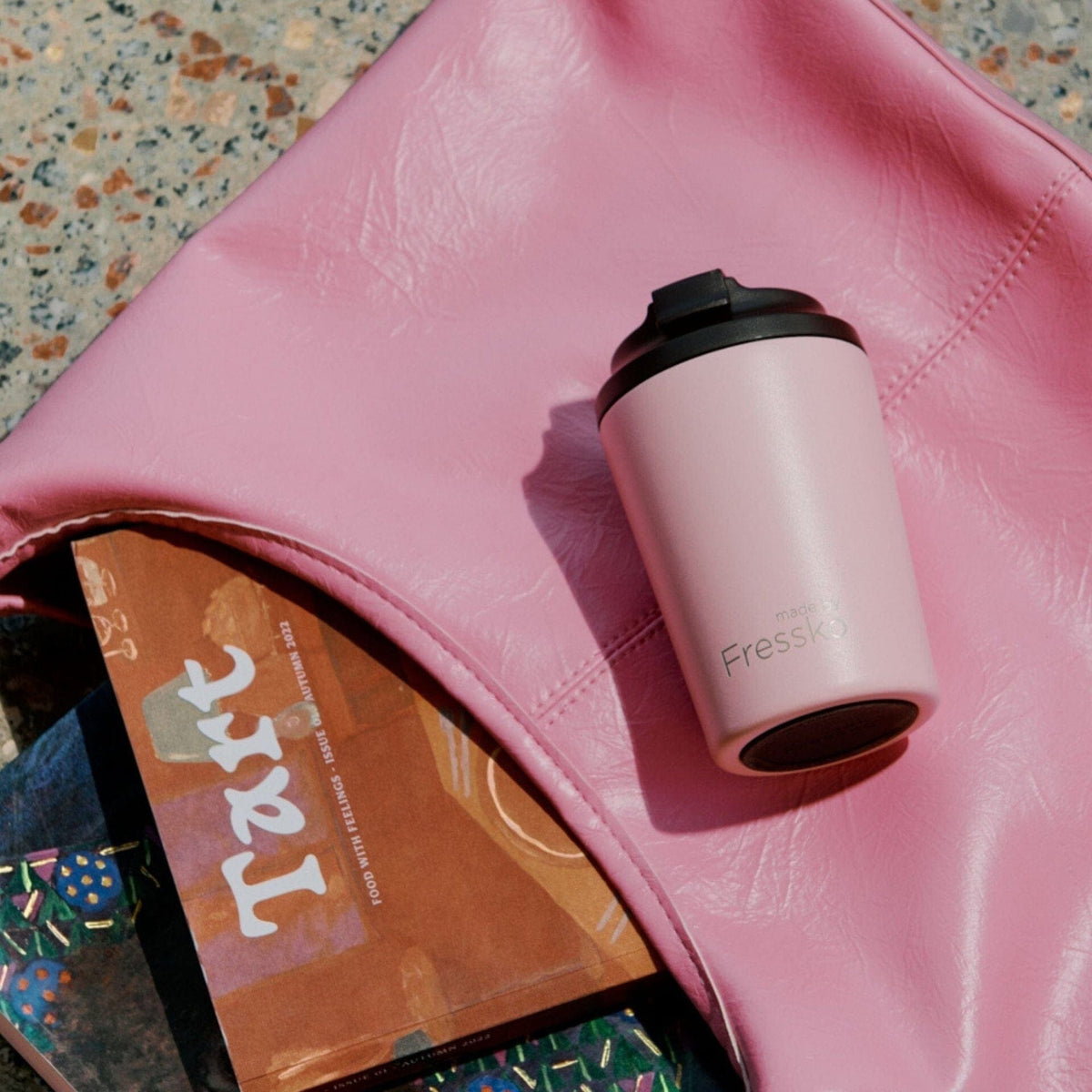 FRESSKO Bino Reusable Cup 8oz - Floss COFFEE, TEA &amp; DRINKS - Zabecca Living