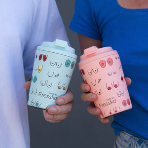 FRESSKO Camino Reusable Cup 12oz - Boobie Peachy COFFEE, TEA & DRINKS - Zabecca Living