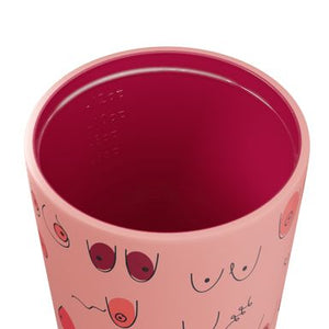 FRESSKO Camino Reusable Cup 12oz - Boobie Peachy COFFEE, TEA & DRINKS - Zabecca Living