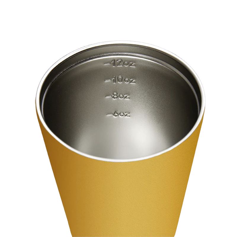 FRESSKO Camino Reusable Cup 12oz - Canary COFFEE, TEA & DRINKS - Zabecca Living