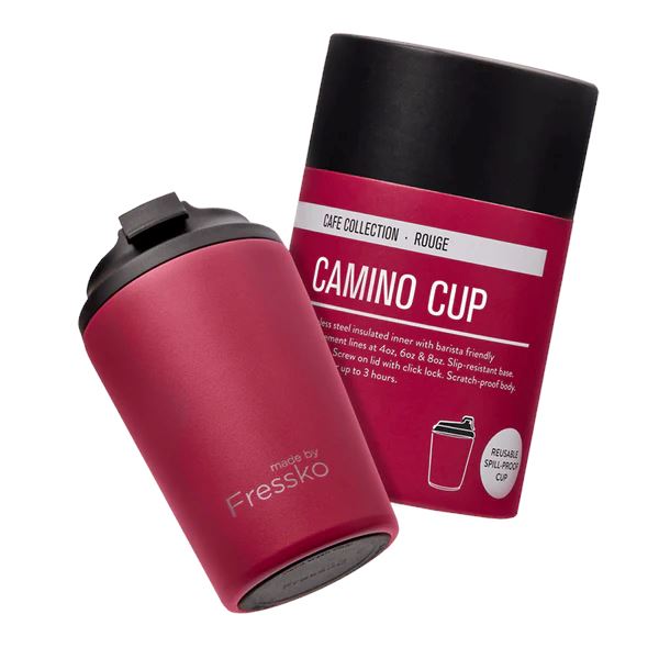 FRESSKO Camino Reusable Cup 12oz - Rouge COFFEE, TEA & DRINKS - Zabecca Living