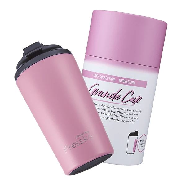 FRESSKO Grande Reusable Cup 16oz - Bubblegum COFFEE, TEA & DRINKS - Zabecca Living