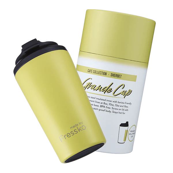FRESSKO Grande Reusable Cup 16oz - Sherbet COFFEE, TEA & DRINKS - Zabecca Living