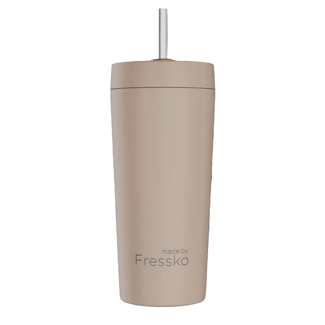 FRESSKO Venti Ceramic Tumbler 600ml - Oat COFFEE, TEA &amp; DRINKS - Zabecca Living