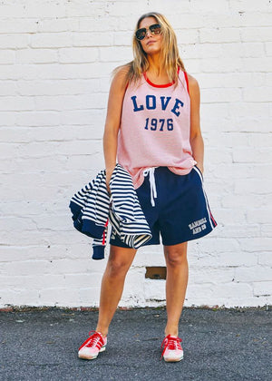 HAMMILL & CO Retro Stripe Tank - Red/White Tank - Zabecca Living