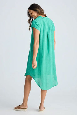 HOLIDAY Ahoy Tunic - Jade Green DRESS - Zabecca Living