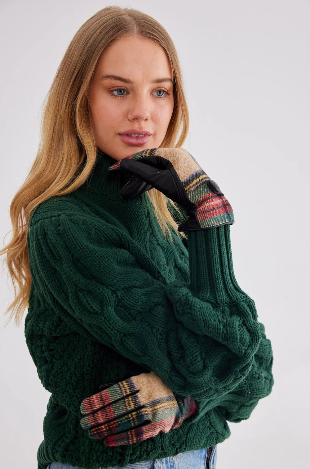 HOLIDAY Cabin Gloves - Plaid GLOVES - Zabecca Living