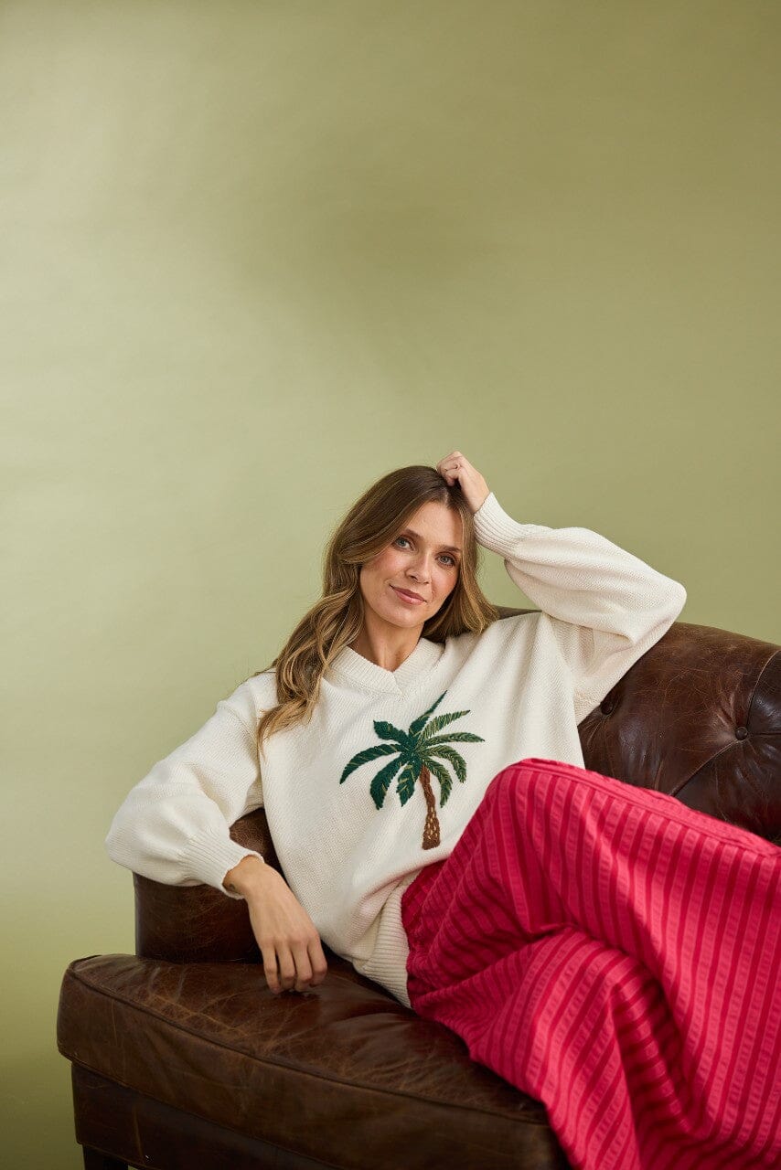 HOLIDAY Fiji Knit - Cream Jumpers + Knitwear - Zabecca Living