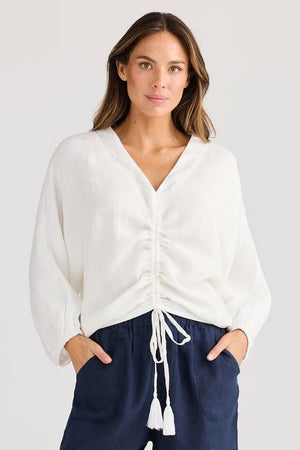 HOLIDAY Happy Hour Top - White Tops - Zabecca Living