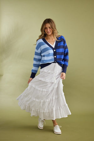 HOLIDAY Samba Cardi - Navy Multi CARDIGAN - Zabecca Living