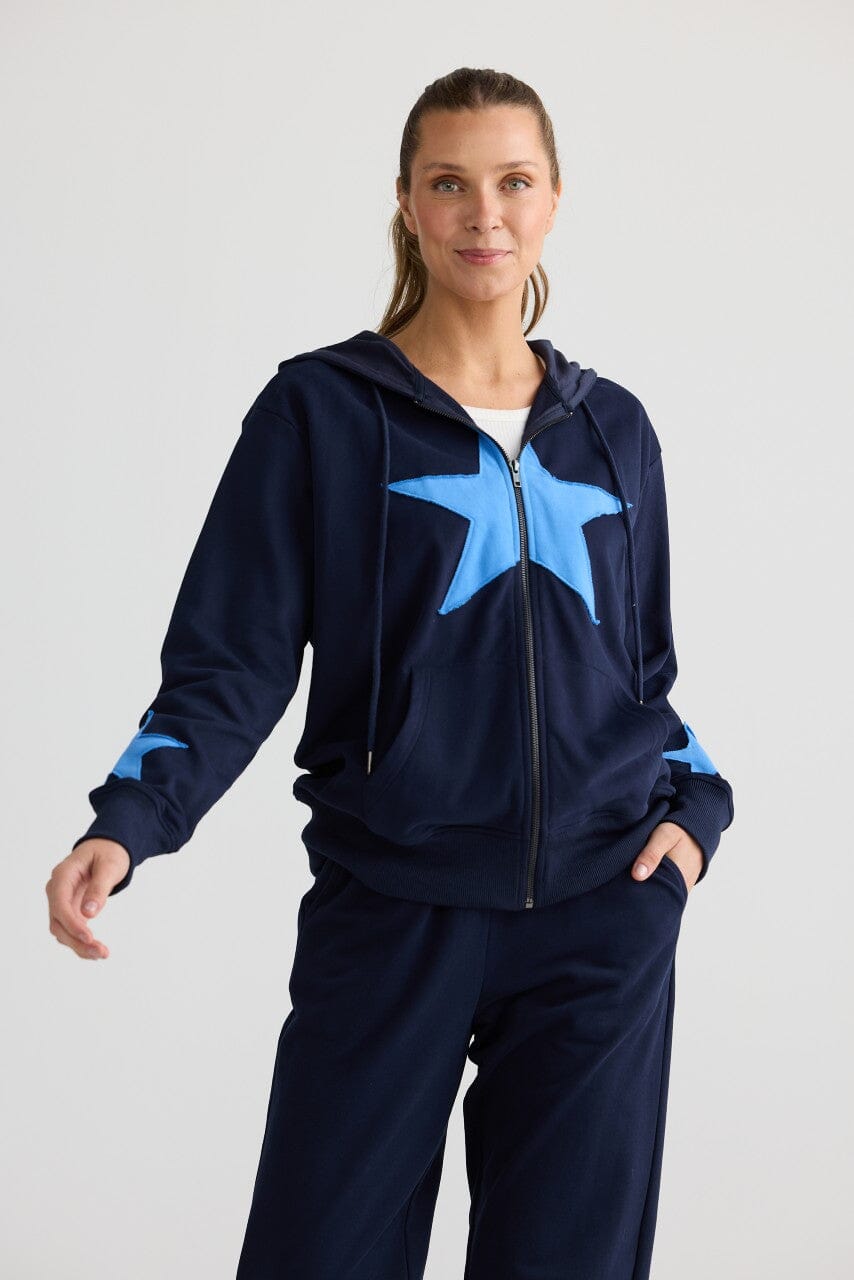 HOMELOVE Accent Hoodie - Navy SWEATER - Zabecca Living