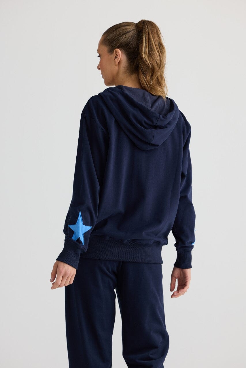 HOMELOVE Accent Hoodie - Navy SWEATER - Zabecca Living