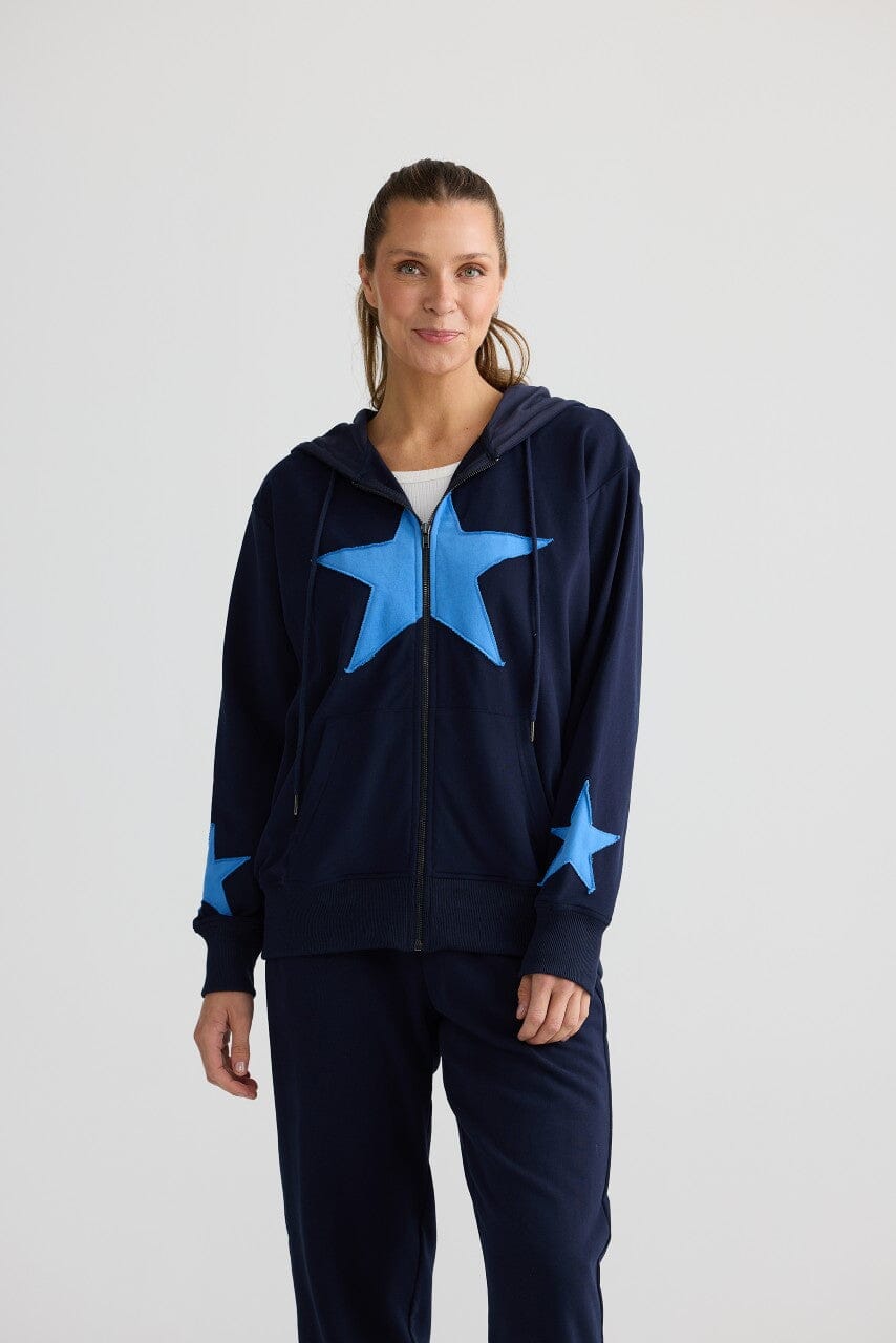 HOMELOVE Accent Hoodie - Navy SWEATER - Zabecca Living
