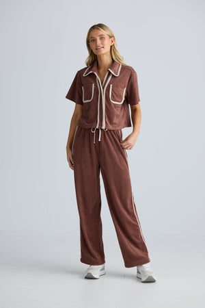 HOMELOVE Floor Plan Pant - Coffee PANTS - Zabecca Living