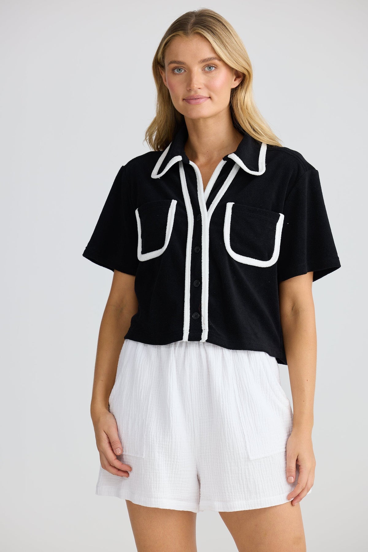 HOMELOVE Floor Plan Shirt - Black Shirts &amp; Blouses - Zabecca Living