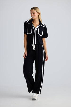 HOMELOVE Floor Plan Shirt - Black Shirts & Blouses - Zabecca Living