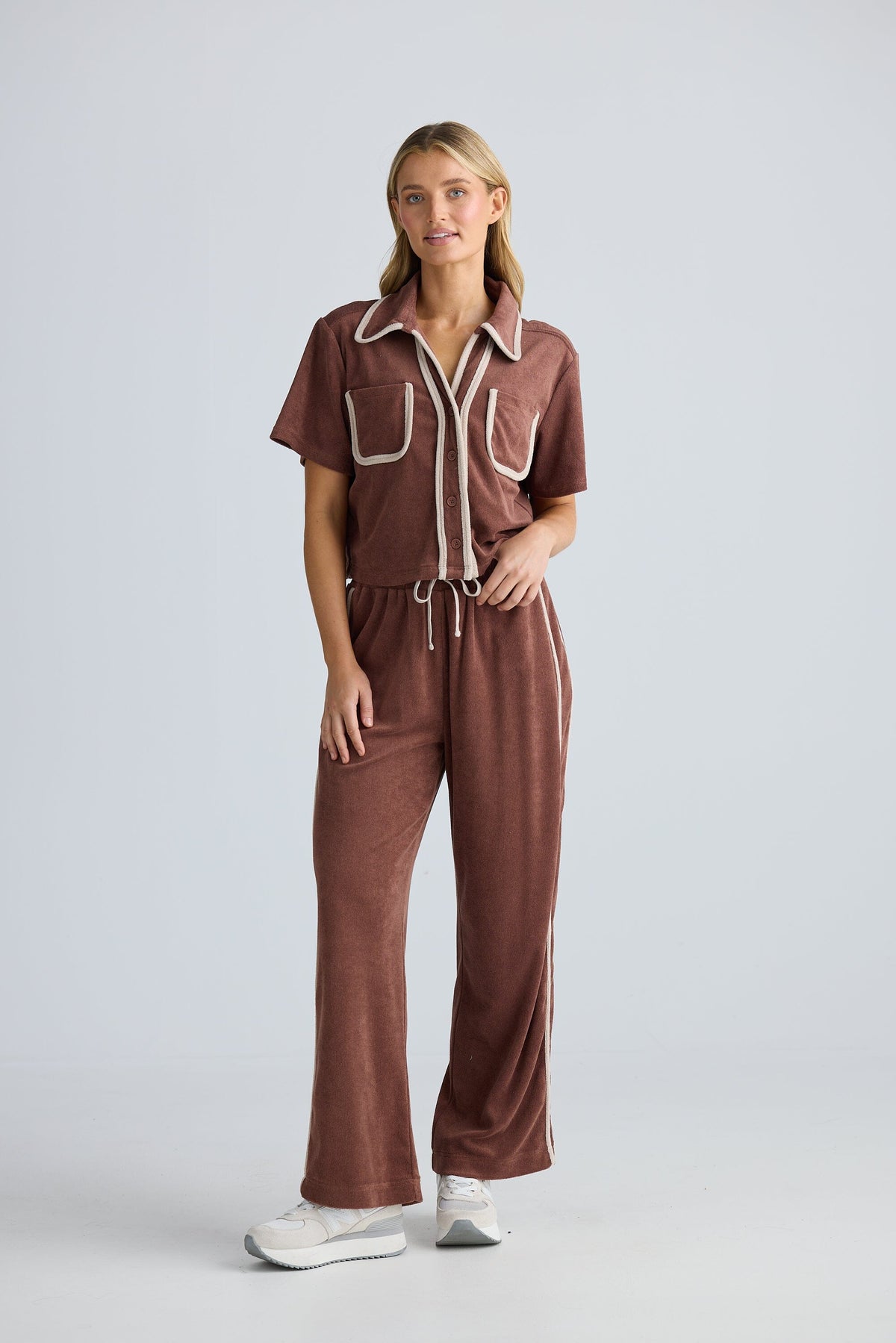 HOMELOVE Floor Plan Shirt - Coffee Shirts &amp; Blouses - Zabecca Living