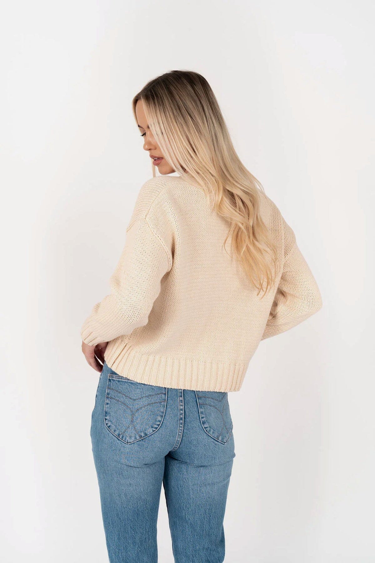 HUMIDITY LIFESTYLE Citta Cardi - Stone CARDIGAN - Zabecca Living