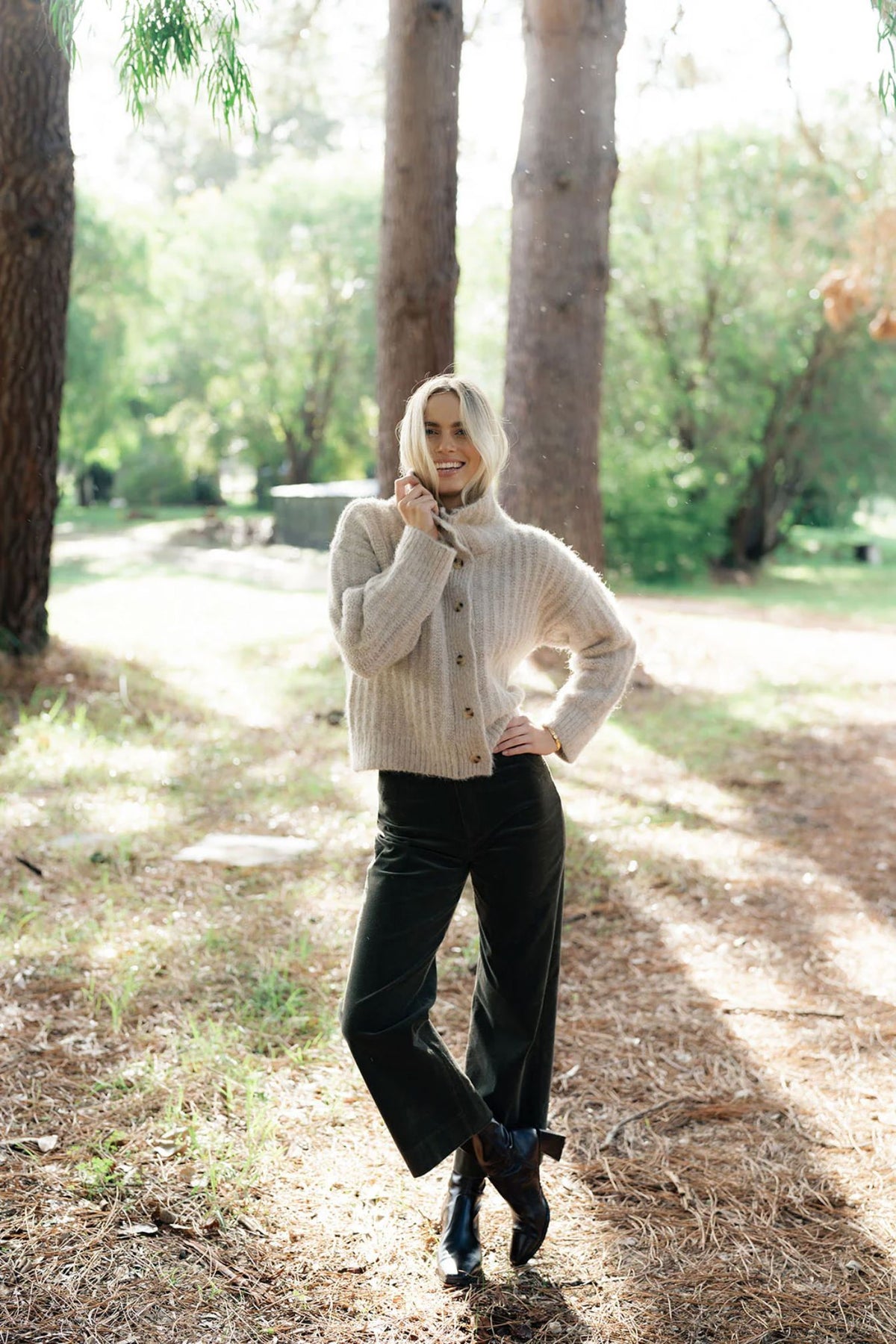 HUMIDITY LIFESTYLE Fuse Cardi - Oatmeal CARDIGAN - Zabecca Living
