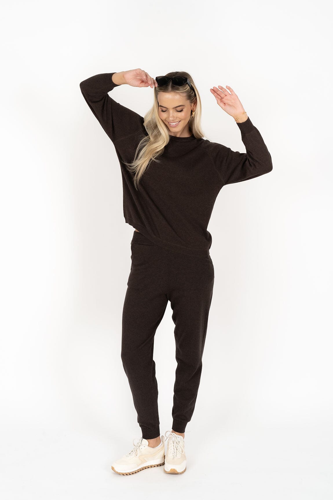 HUMIDITY LIFESTYLE Lexie Sweater - Expresso Jumpers + Knitwear - Zabecca Living