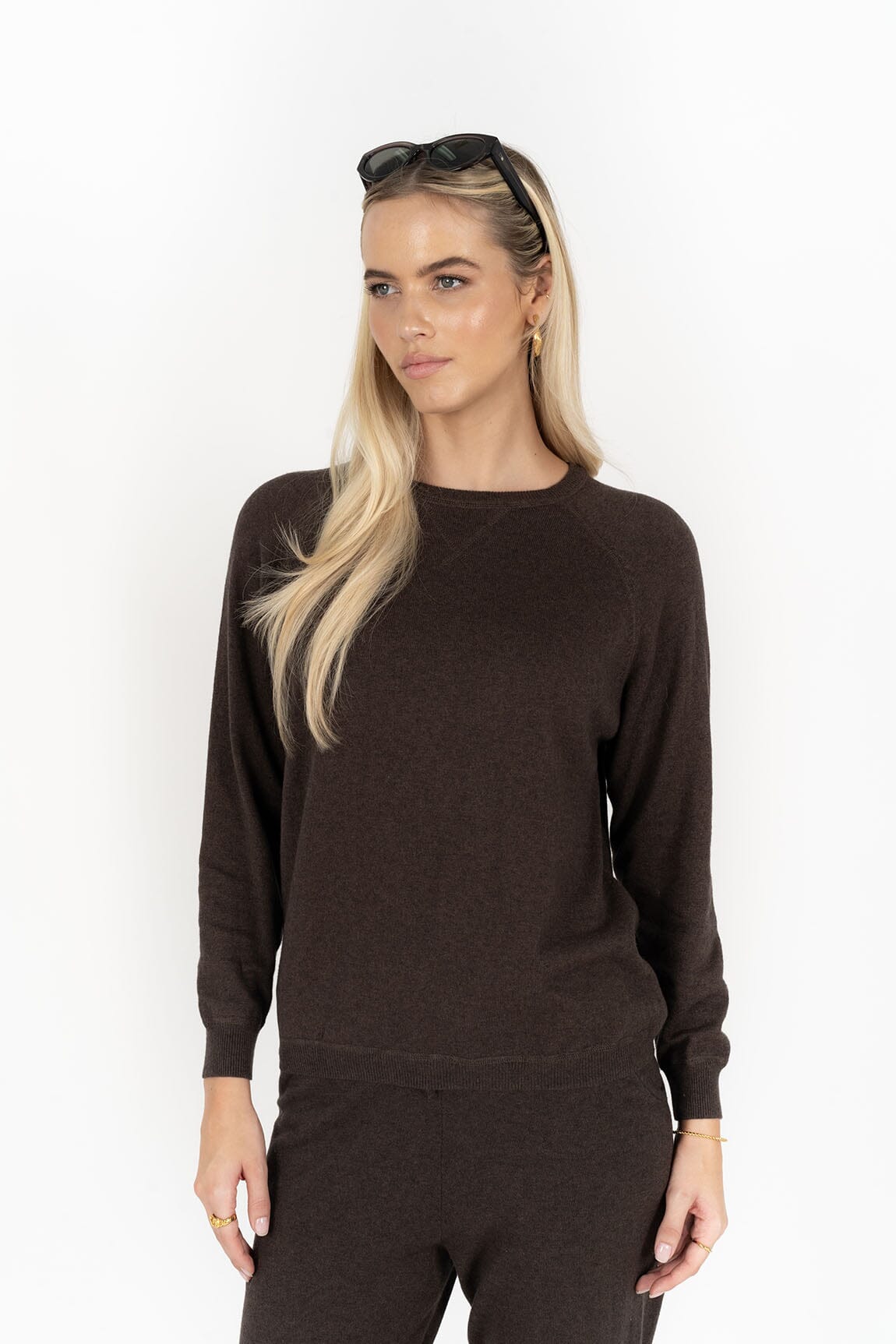 HUMIDITY LIFESTYLE Lexie Sweater - Expresso Jumpers + Knitwear - Zabecca Living