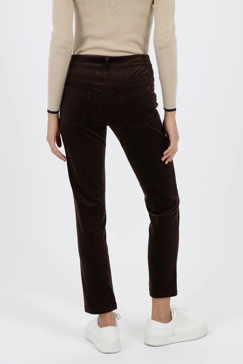 HUMIDITY LIFESTYLE Queen Cord Jean - Cocoa JEANS - Zabecca Living