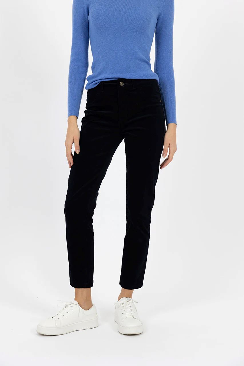 HUMIDITY LIFESTYLE Queen Cord Jean - Indigo JEANS - Zabecca Living