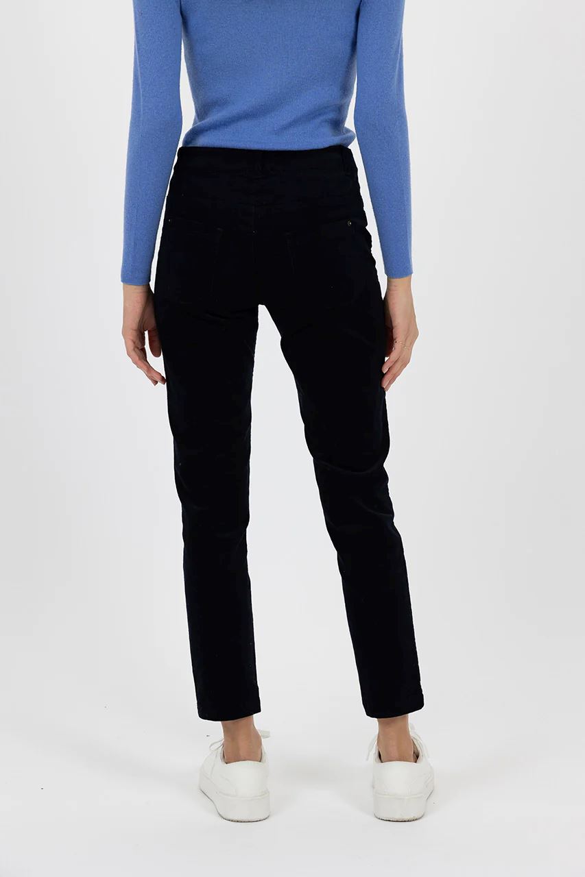 HUMIDITY LIFESTYLE Queen Cord Jean - Indigo JEANS - Zabecca Living