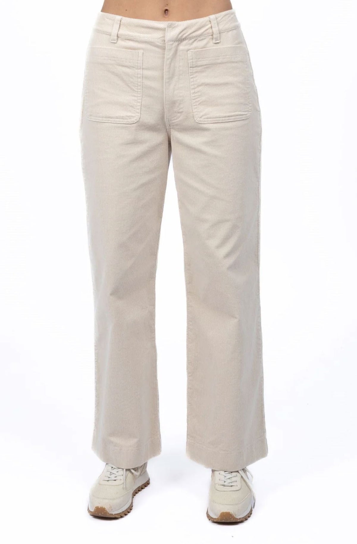 HUMIDITY LIFESTYLE Suki Cord Pant - Vanilla PANTS - Zabecca Living