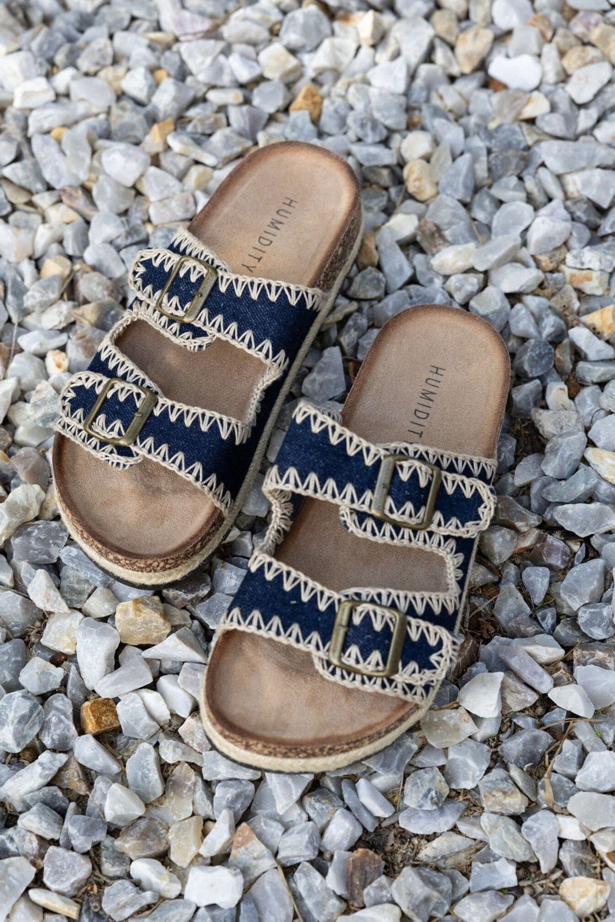 HUMIDITY LIFESTYLE Wanderer Slide - Denim SHOES - Zabecca Living