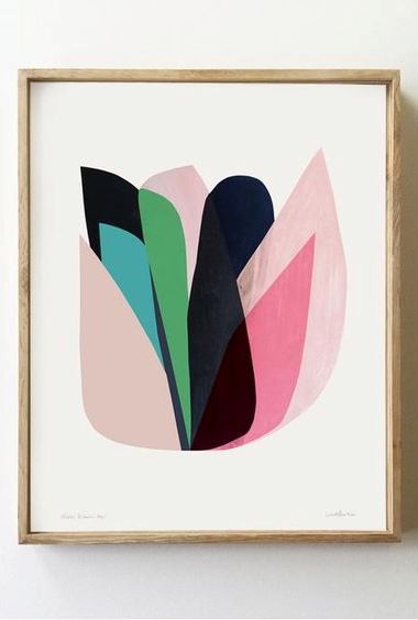 INALUXE New Dawn No.1 A3 - Vic Ash Framed Framed Picture - Zabecca Living