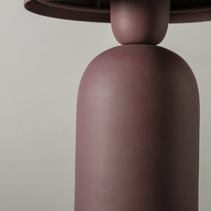 INDIGO LOVE Bolzano Table Lamp - Burgundy Lamp - Zabecca Living
