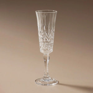 INDIGO LOVE Flemington Acrylic Champagne Flute - Clear DRINKWARE - Zabecca Living