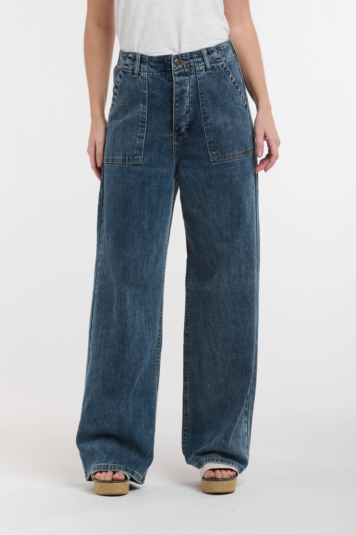 ITALIAN STAR Frankie Jeans - Denim JEANS - Zabecca Living