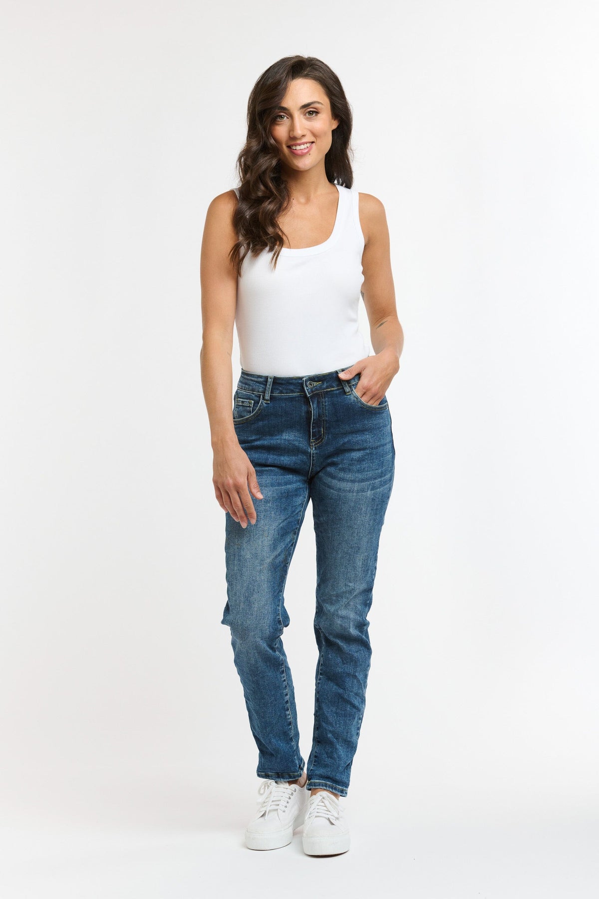 ITALIAN STAR Limoncello Jean - Denim JEANS - Zabecca Living