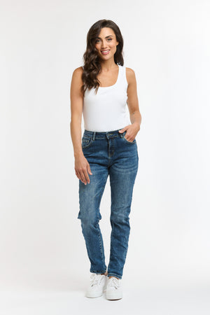 ITALIAN STAR Limoncello Jean - Denim JEANS - Zabecca Living
