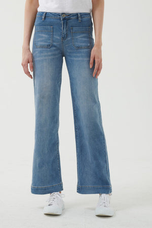 ITALIAN STAR Macey Jeans - Denim JEANS - Zabecca Living