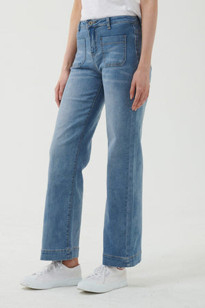 ITALIAN STAR Macey Jeans - Denim JEANS - Zabecca Living