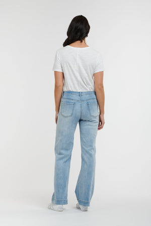 ITALIAN STAR Macey Jeans - Light Wash JEANS - Zabecca Living