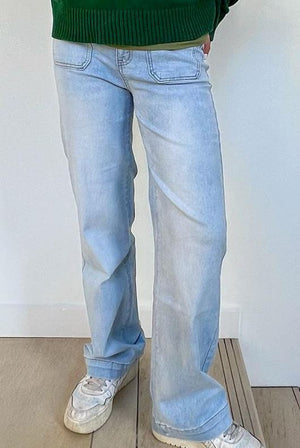 ITALIAN STAR Macey Jeans - Light Wash JEANS - Zabecca Living