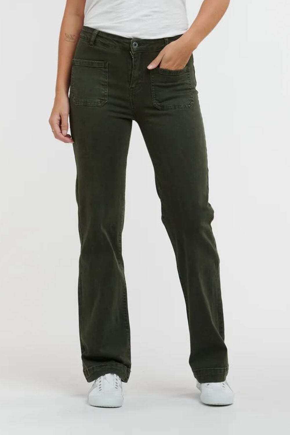 ITALIAN STAR Macey Jeans - Military JEANS - Zabecca Living