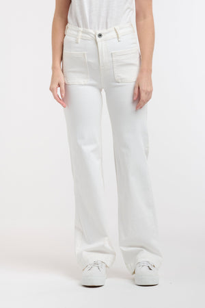 ITALIAN STAR Macey Jeans - White JEANS - Zabecca Living