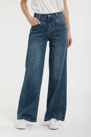 ITALIAN STAR Yoko Jeans - Denim JEANS - Zabecca Living