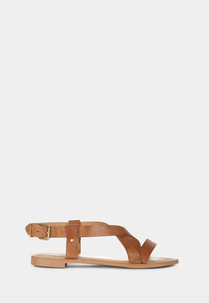 IVYLEE COPENHAGEN Laura Escuvado Sandal - Dark Tan SANDAL - Zabecca Living