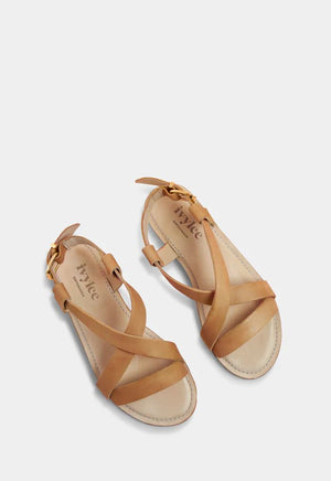 IVYLEE COPENHAGEN Laura Escuvado Sandal - Dark Tan SANDAL - Zabecca Living