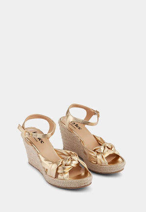 IVYLEE COPENHAGEN Melissa Sandal - Metallic Gold SANDAL - Zabecca Living