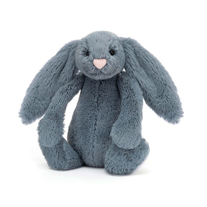 Jellycat Bashful Dusky Blue Bunny Small Zabecca Living