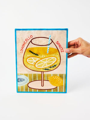 JONES & CO Happy Hour Limoncello Tile WALL ART - Zabecca Living